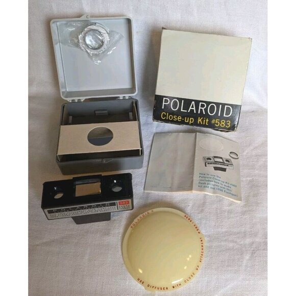 Polaroid Close Up Kit #583 Attachment For Color Pack Cameras Accessory Lens Vtg - Picture 14 of 14